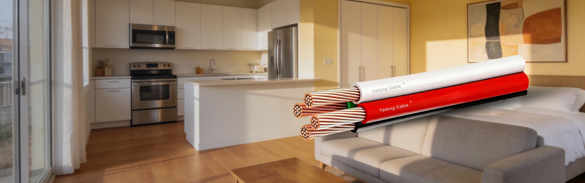 Vastliggende draden voor woningbouw