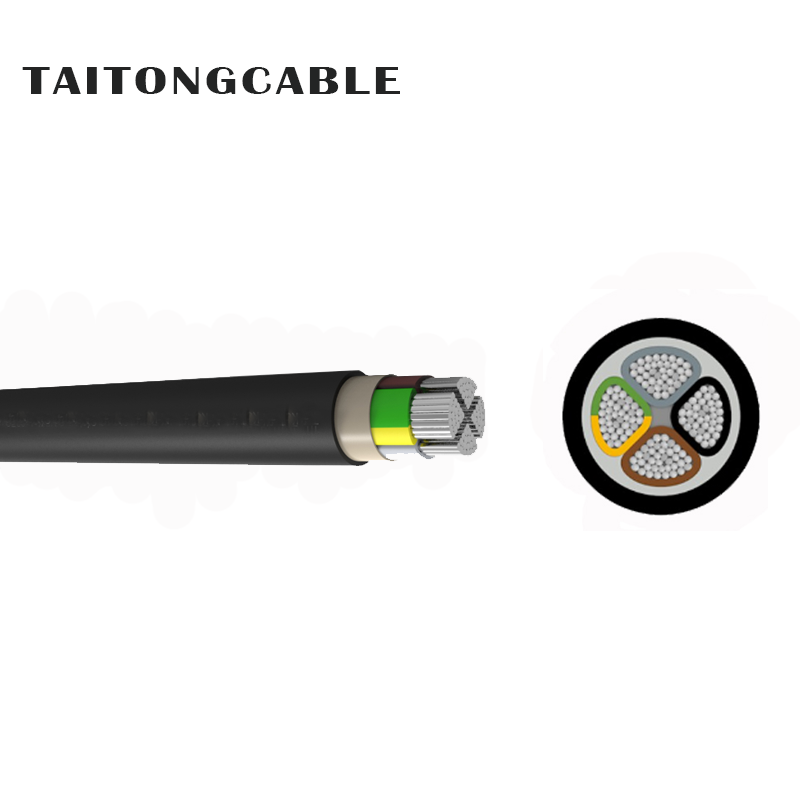 Laagspanning 2-5Core PVC geïsoleerde PVC omhulde aluminium geleider stroomkabels