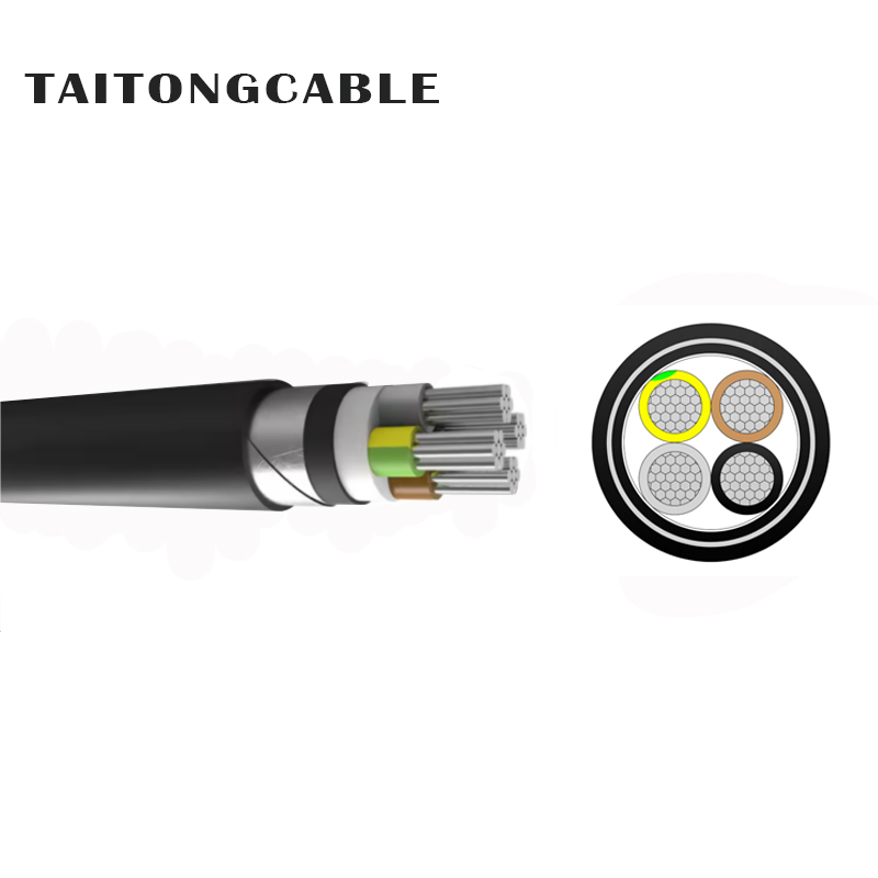 Laagspannings-2-tot-5-aderige STA-stalen tape Gepantserde aluminium PVC-geïsoleerde en omhulde stroomkabels
